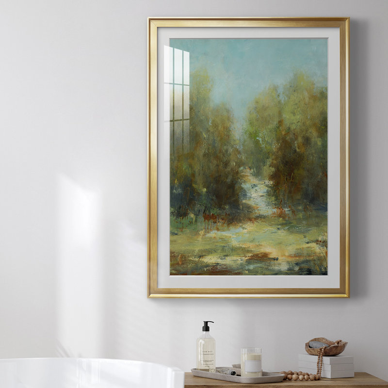 A Walk In The Woods, reproduction encadrée de qualité supérieure, Cadre doré, L 30,5 po x H 42,5 po