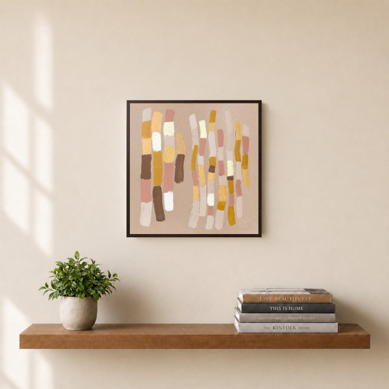 «Sweet Little Tan Abstract» par Lanie Loreth, impression sur toile