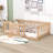 Hendrelino Wooden Daybed Frame with Guardrail-1132318930-1132318934