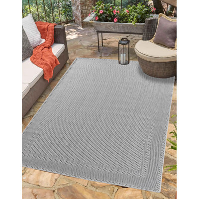Weibel Geometric Indoor / Outdoor Area Rug