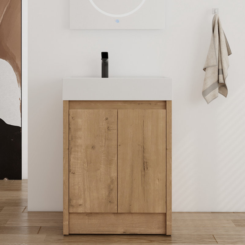 Meuble-lavabo simple avec plateau 23,94 po Yoichi