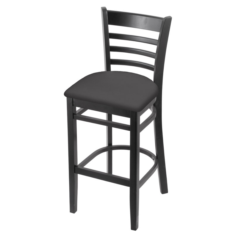 25" Counter Stool, Black, Canter Storm