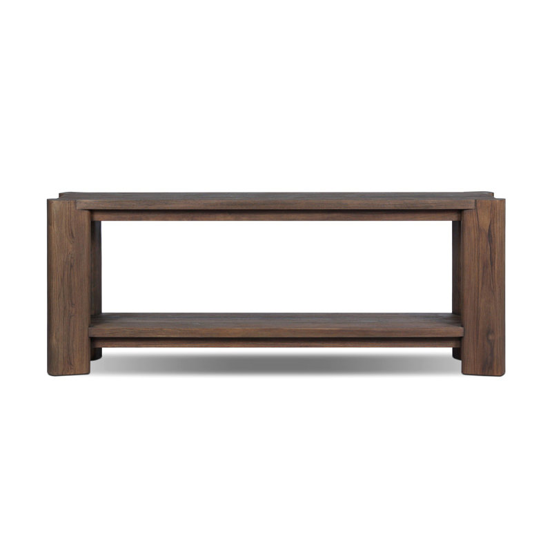 Soho Outdoor Console Table-Stained Saddle Brown