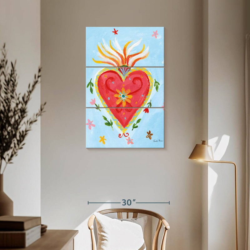 Hardie Frida's Heart I, H 74 po x l 48 po