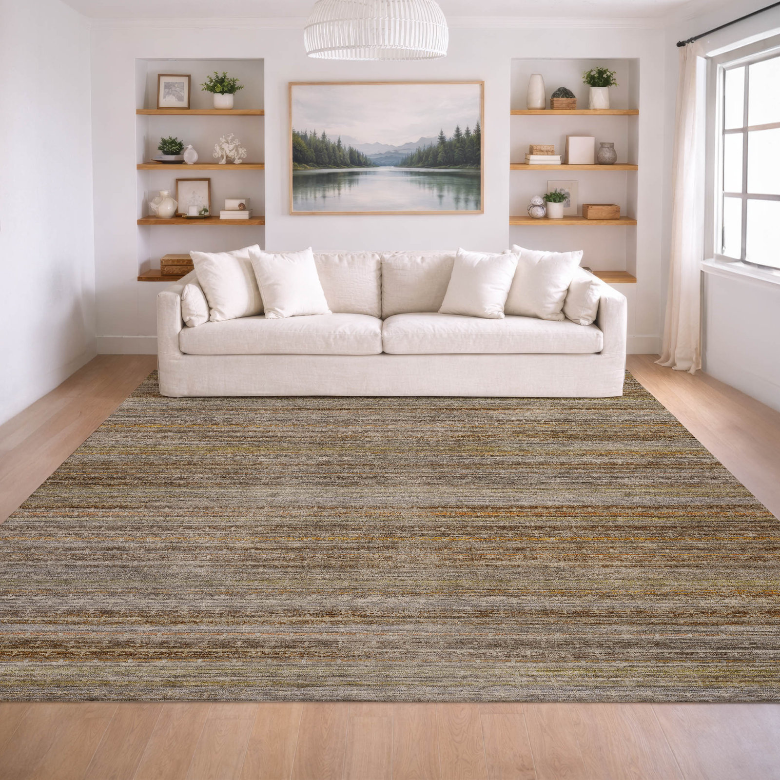Rug, Chocolate, 5' x 7'6"