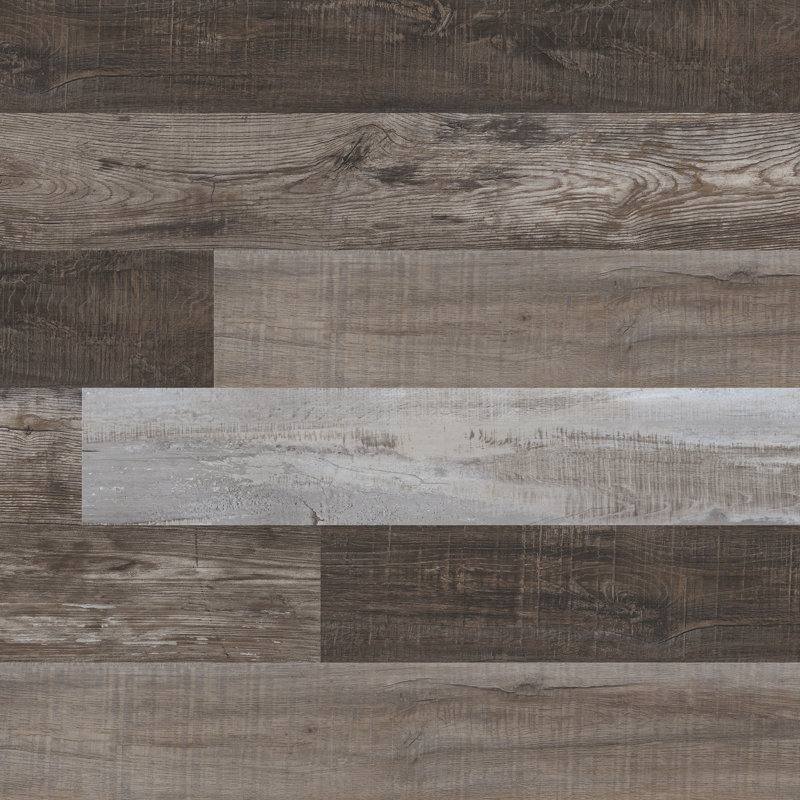 Parkland Holloway Hearth 9 in. x 60 in. 6.5mm 20mil Waterproof Rigid Core Luxury Vinyl Plank Flooring, Holloway Hearth