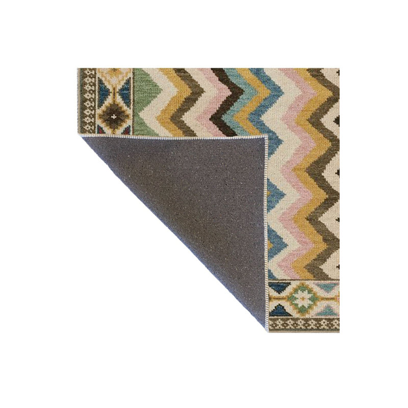 Tapis décoratif à motif géométrique en croix Cross, Rectangle 3 pi 3 po x 4 pi 11 po