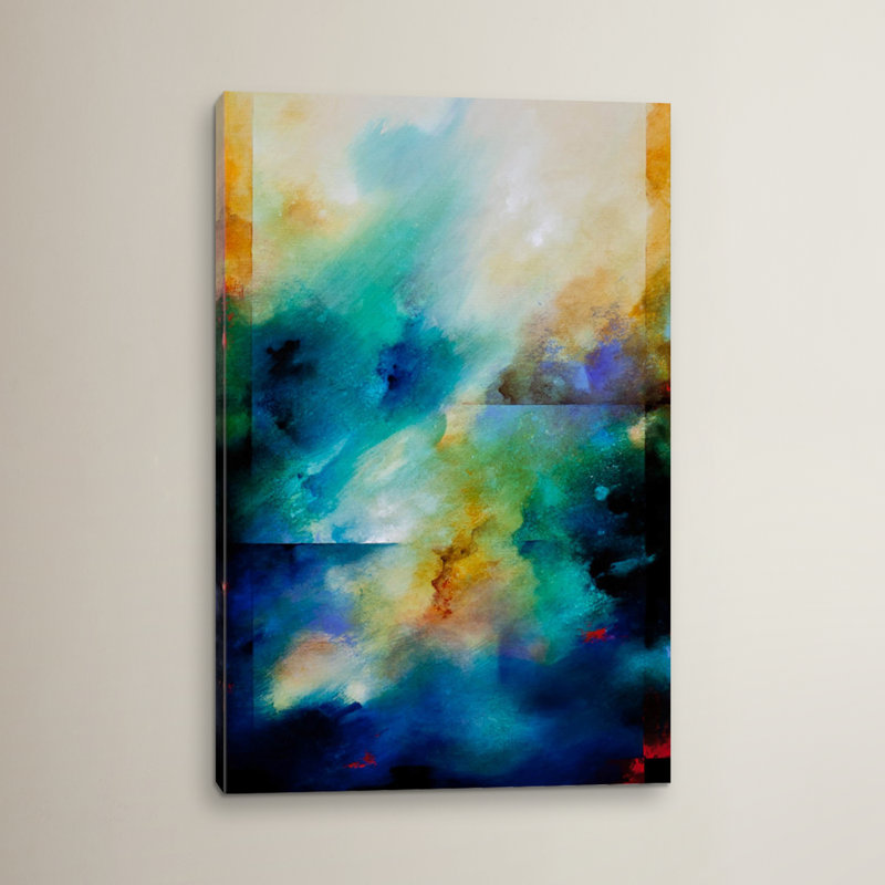 « aqua breeze » par ch studios, impression sur toile tendue, H 12 po x l 8 po x P 0,75 po