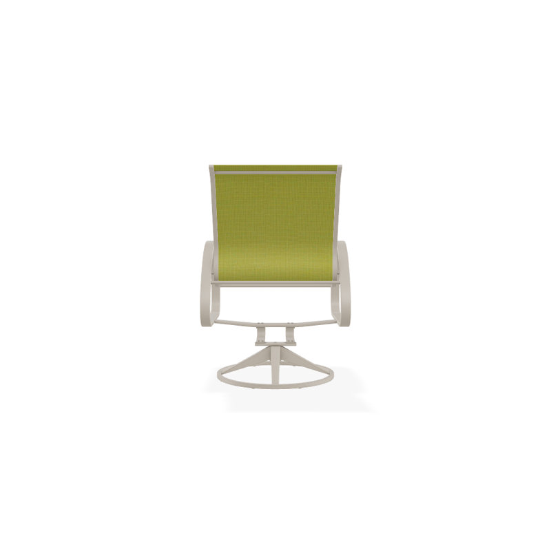 Fauteuil de patio pivotant Hiraku, Lime 38D Sunbrella®, Désert texturé