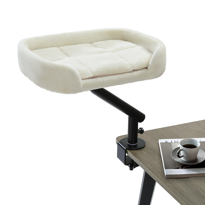 14" Rotating Cat Desk Bed For Indoor Cats