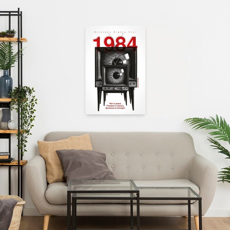 Contemporary Art Bold Classic Retro Wall Art by Daniel Donocik - Wrapped Canvas Print, 60.96 cm H x 40.64 cm W