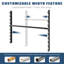 Support de rangement mural en vinyle pour 5 rouleaux de papier de transfert Yescom