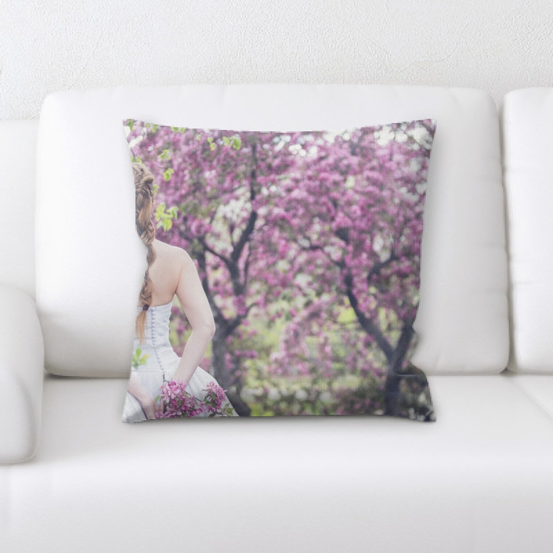 Coussin décoratif fleuri