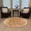 Tapis rond en fausse peau de mouton avec envers antidérapant Marciana-88609873