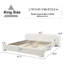 Lit plateforme tapissier White Bouce-2025913375