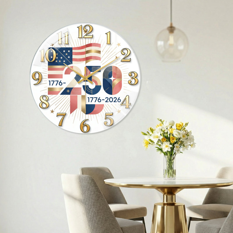"American Flag USA 250th Anniversary Merchandise", 40 x 40 cm (15,7 x 15,7 pouces)