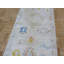 Tapis de couloir oriental turc Oushak beige noué à la main 2 pi 5 po x 19 pi 6 po G14359
