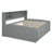Full Size Wood Daybed With 2 Bedside Cabinets, Upper Shelves And 4 Drawers-622392248