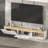Eva Wall-Mounted Media Console TV Stand For 80" TVs-1454004968