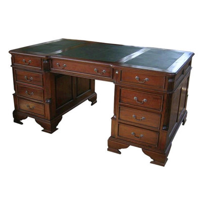 Solid Wood Top Executive Desk