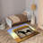 Floral Medley Printed Non-Woven Thin Type Area Rug Ideal for Home and Office Decor