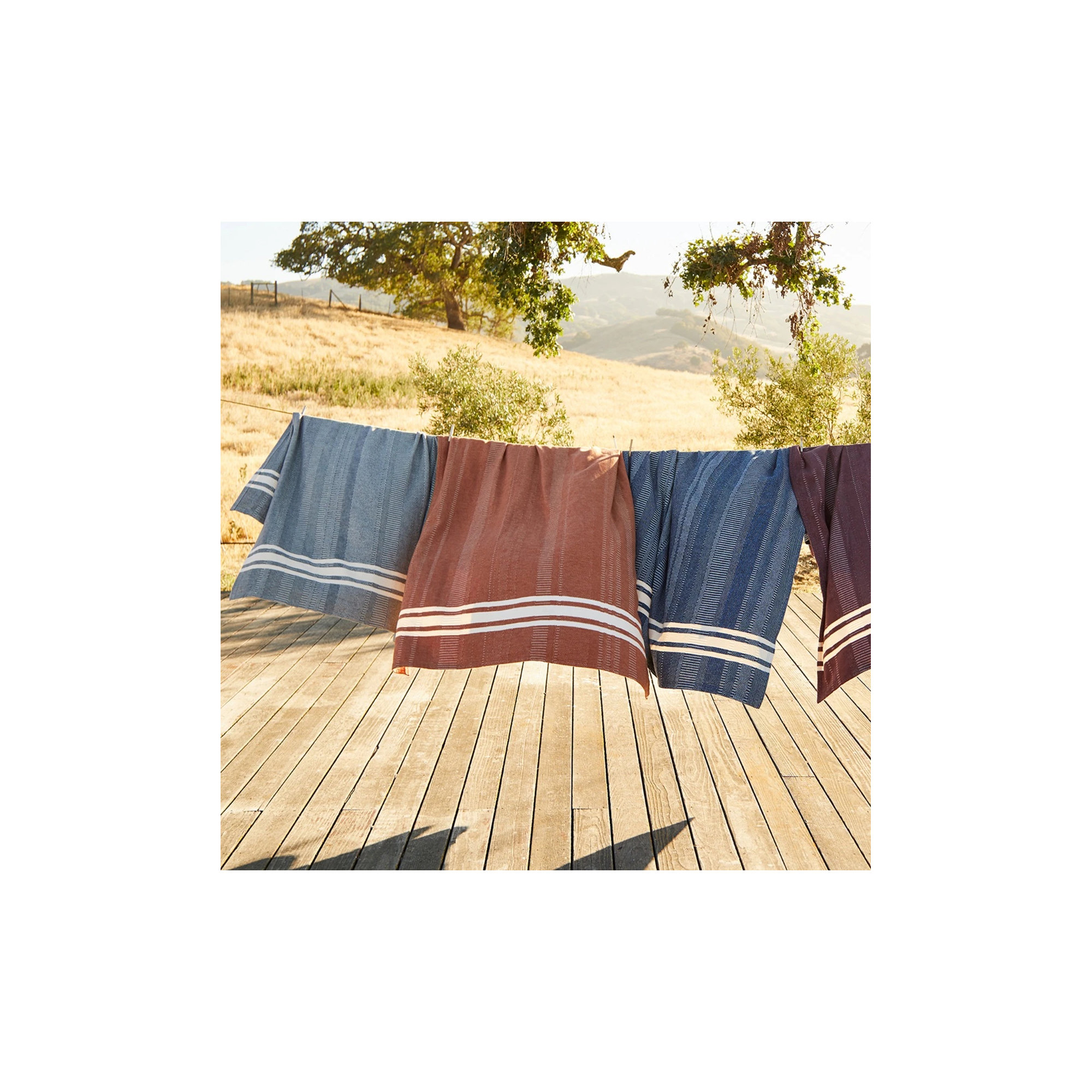 Cirrus Cotton Hand Woven Throw Blanket, Gray