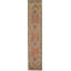Hand-Knotted High-Quality Rust and Beige Runner