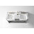60'' Double Bathroom Vanity with Carrara Marble Top-1203711240