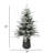 Sapin de Noël illuminé 4 pi avec sapin Fraser