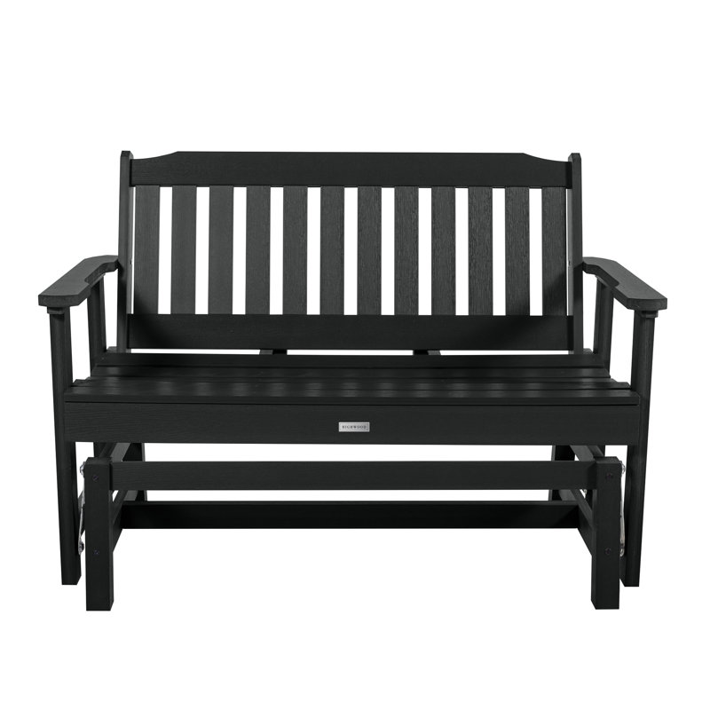 Fauteuil oscillant d'extérieur Lehigh, Noir