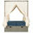 Adjustable Sun Bed With Curtain, High Comfort