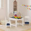 Zula Kids 3 Piece Square and Chair Set