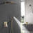 Complete Shower System with Rough-in Valve with 12 Inches Rain Shower Head-110974297