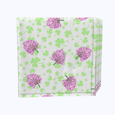 Oppice Polyester Floral Square Napkin