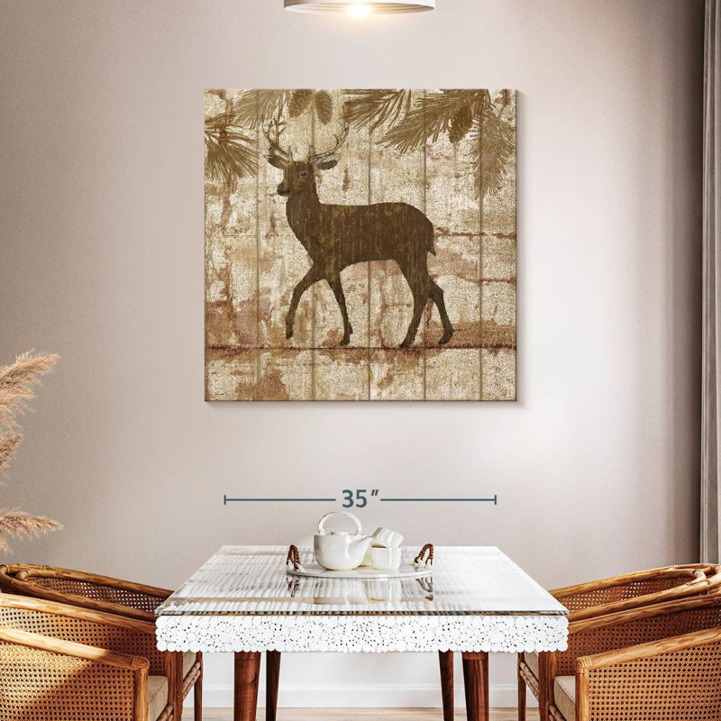 Brampt Deer Crossing, 39" H x 39" W