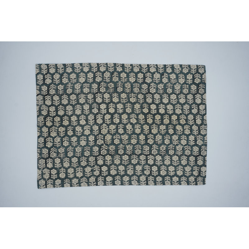 Tapis de table élégants de 13 po x 19 po Fabividine - Parfait pour les décors de cuisine et de salle à manger modernes, Tulsi Buti