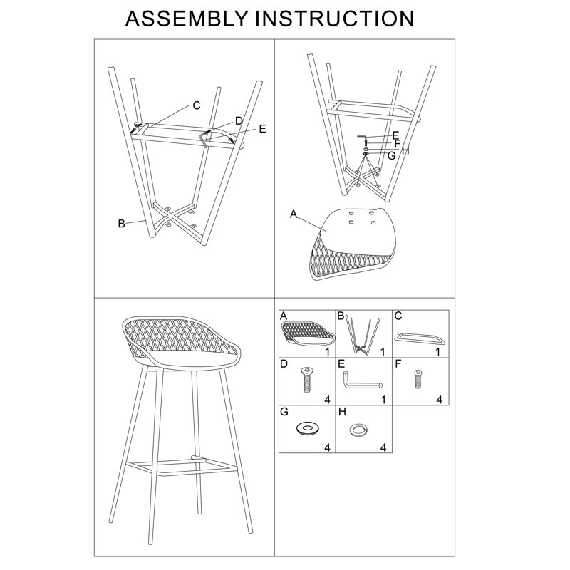 Leto Counter Stool