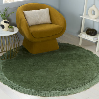 Tapis de couleur unie performance touffeté à la main Vermont 575