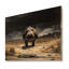 Hippopotame de survie en Afrique - Impression sur bois gris moderne sur bois de pin naturel-1112887682