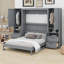 Lit escamotable Murphy avec placard, tiroirs et tablettes-1487561558-1487561557