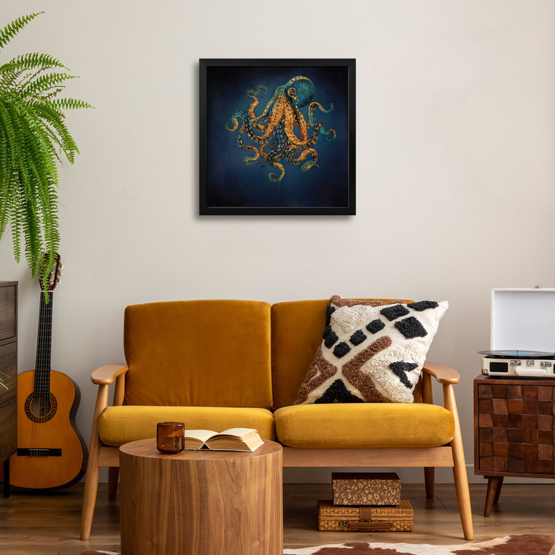«Underwater Dream IV», affiche encadrée de qualité supérieure par Space Space Designs, H 16 po x l 16 po