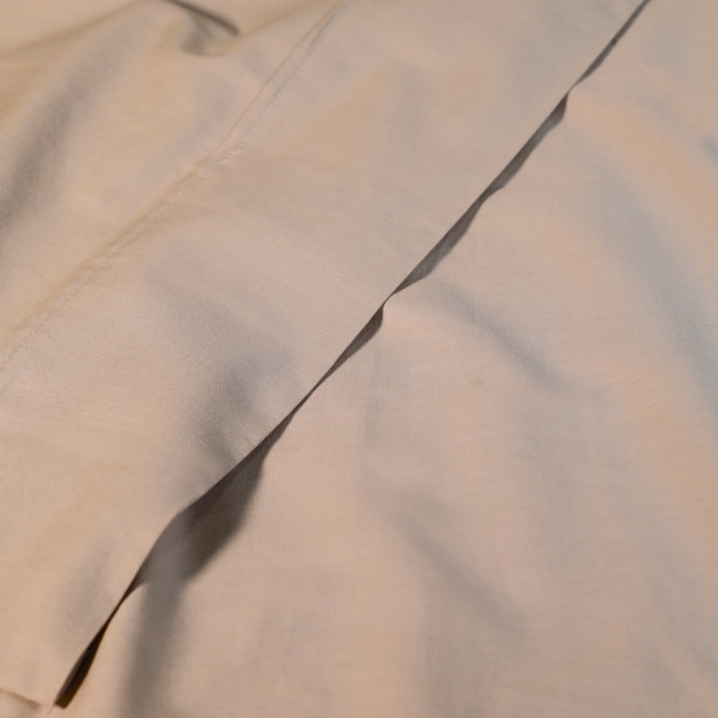 Ensemble de draps en coton percale à densité de tissage 300 fils Percale, Brun clair