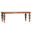 Campbell Rectangular Reclaimed Mindi Wood Carved 4-Leg Dining Table-89063000