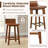 Itsuko  Wood 24.5'' Counter Stool-1480892659