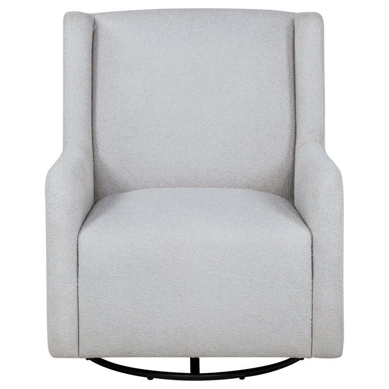 Fauteuil d'appoint pivotant Dorsey, Gris colombe