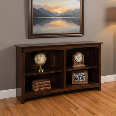 Malani 36" H Solid Wood Classic Bookcase