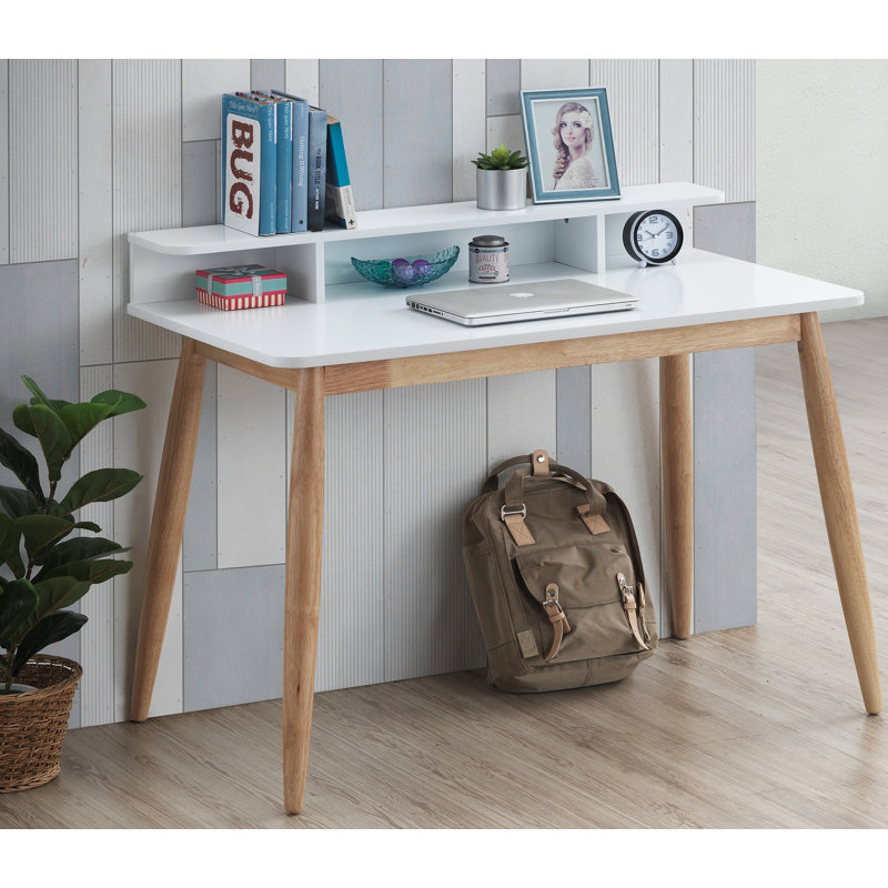 Bureau d'écriture avec huche Roskilde, White/Natural