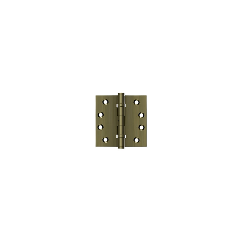 102'' x 102'' Butt Bearing Hinge, Antique Brass