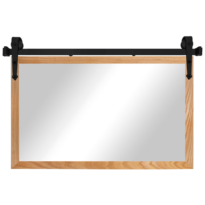 Miroir Gracie Oaks, Naturel, 32 po x 33 po