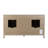Celine 60 in Double Sink Bathroom Vanity with Quartz Top, Brown-945605035